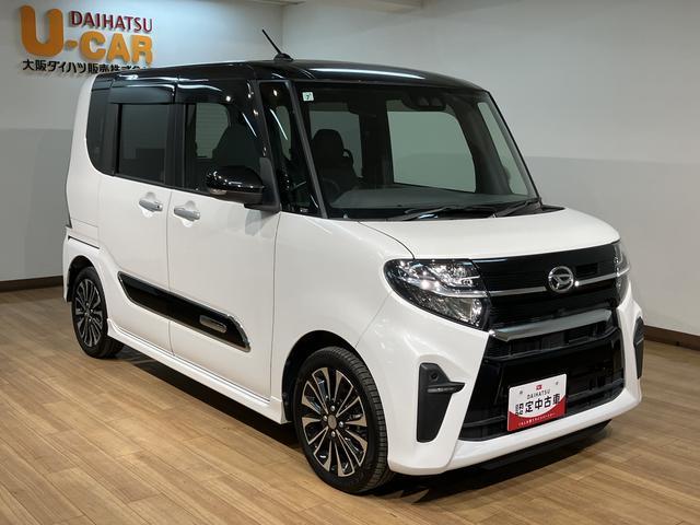 タントカスタムＲＳ　サポカーＳワイド適合　認定中古車ターボエンジン・純正９インチナビ・ＥＴＣ車載器・バックカメラ・両側電動スライドドア・ＬＥＤヘッドライト・１５インチアルミホイール・オートエアコン・前後コーナーセンサー・衝突回避支援ブレーキ（大阪府）の中古車