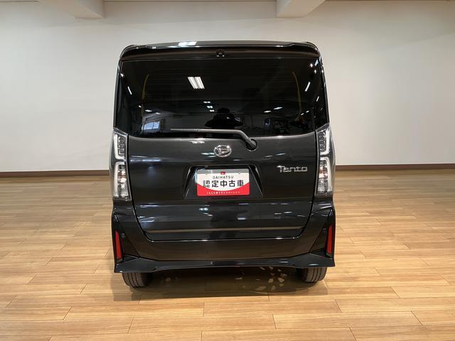 タントカスタムＲＳ　サポカーＳワイド適合　正規ディーラー認定中古車ターボエンジン・バックカメラ・シートヒーター・両側電動スライドドア・電動パーキング・ＬＥＤヘッドライト・プレミアムシートカバー・イルミネーションパック・リヤ５面フィルム・衝突回避支援ブレーキ・喫煙車（大阪府）の中古車