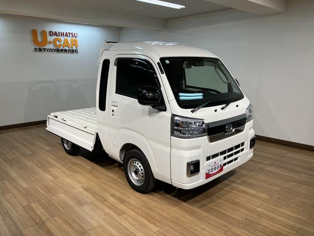 ハイゼットトラックジャンボエクストラ　サポカーＳワイド適合　認定中古車ＣＤチューナー・ＣＶＴ車・衝突回避支援ブレーキ・誤発信抑制機能・前後コーナーセンサー・ＬＥＤヘッドライト・フォグランプ・電動格納ドアミラー・パワーウィンドウ・プッシュスタート・１２インチアルミホイール（大阪府）の中古車