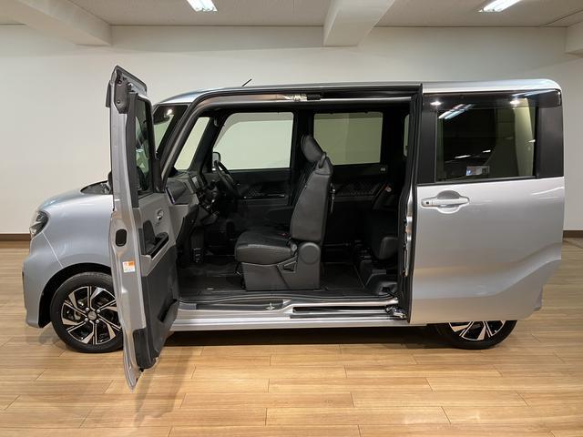 タントカスタムＸセレクション　サポカーＳワイド適合　認定中古車純正メモリーナビ・全方位カメラ・ナビ連動前後ドライブレコーダー・ＥＴＣ車載器・両側電動スライドドア・シートヒーター・ＬＥＤヘッドライト・衝突回避支援ブレーキ・誤発信抑制機能・前後コーナーセンサー（大阪府）の中古車