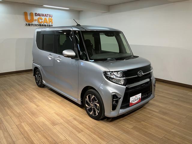 タントカスタムＸセレクション　サポカーＳワイド適合　認定中古車純正メモリーナビ・全方位カメラ・ナビ連動前後ドライブレコーダー・ＥＴＣ車載器・両側電動スライドドア・シートヒーター・ＬＥＤヘッドライト・衝突回避支援ブレーキ・誤発信抑制機能・前後コーナーセンサー（大阪府）の中古車