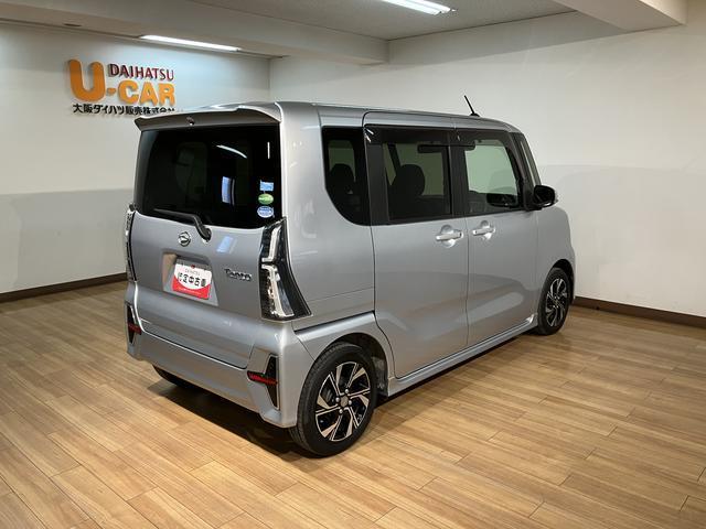 タントカスタムＸセレクション　サポカーＳワイド適合　認定中古車純正メモリーナビ・全方位カメラ・ナビ連動前後ドライブレコーダー・ＥＴＣ車載器・両側電動スライドドア・シートヒーター・ＬＥＤヘッドライト・衝突回避支援ブレーキ・誤発信抑制機能・前後コーナーセンサー（大阪府）の中古車