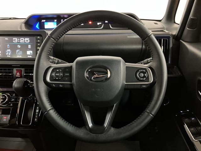 タントカスタムＲＳスタイルセレクション　サポカーＳワイド適合ターボエンジン・ＤＶＤ／ＵＳＢチューナー・バックカメラ・全車速追従クルーズコントロール・ＥＴＣ・電動パーキングブレーキ・シートヒーター・両側電動スライドドア・衝突回避支援ブレーキ・誤発信抑制機能・（大阪府）の中古車