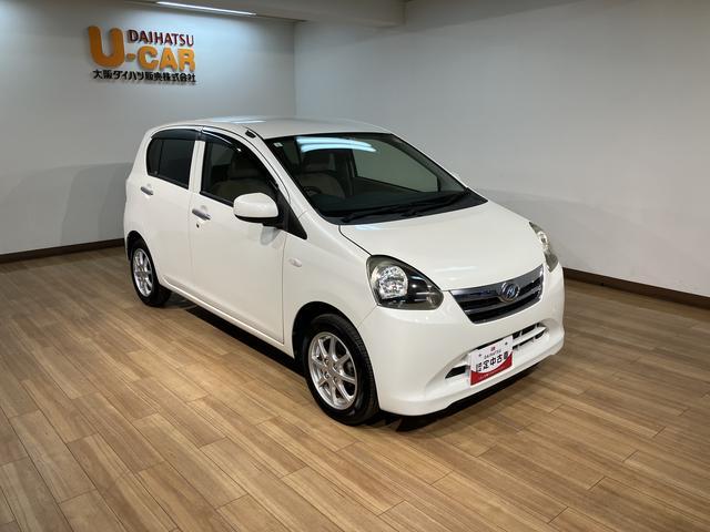 ミライースＸ　メモリアルエディション　認定中古車純正ワンセグメモリーナビ・バックカメラ・リモコンキー・電動格納ドアミラー・１４インチアルミホイール・エコアイドル・ＥＢＤ・盗難防止システム・ＵＶカットガラス・ＣＶＴ・ワンオーナー禁煙車（大阪府）の中古車