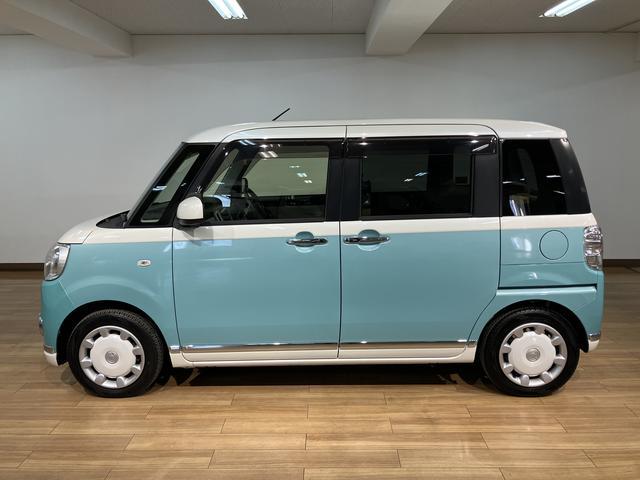 ムーヴキャンバスＧメイクアップリミテッド　ＳＡIII　サポカーＳワイド適合後席モニター・走行１．６万ｋｍ・純正メモリーナビ・全方位カメラ・ドライブレコーダー・ＥＴＣ車載器・両側電動スライドドア・衝突回避軽減ブレーキ・誤発進抑制機能・助手席シートアンダートレー・ＬＥＤライト（大阪府）の中古車
