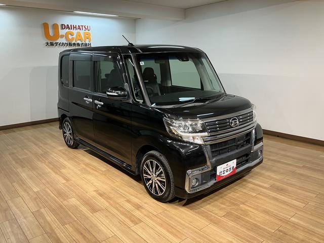 タントカスタムＸ　トップエディションＳＡII　認定中古車純正メモリーナビ・バックカメラ・ＥＴＣ車載器・衝突回避軽減ブレーキ・誤発進抑制機能・ＬＥＤヘッドライト・両側スライドドア片側電動スライドドア・プッシュスタート・オートエアコン・１４インチアルミホイール（大阪府）の中古車