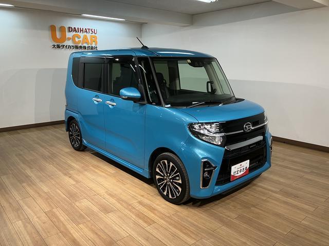 タントウェルカムターンシートカスタムＲＳ　サポカーＳワイド適合フレンドシップ車・助手席ターンシート・電動クレーン・ターボエンジン・純正メモリーナビ・バックカメラ・ナビ連動前後ドライブレコーダー・ＥＴＣ車載器・全車速追従クルーズコントロール・両側電動スライドドア（大阪府）の中古車