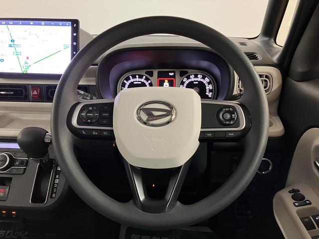 ムーヴキャンバスストライプスＧターボ　サポカーＳワイド適合　認定中古車純正９インチメモリーナビ・全方位カメラ・ＥＴＣ車載器・全車速追従機能付クルーズコントロール・両側電動スライドドア・シートヒーター・電動パーキングブレーキ・ＬＥＤライト・衝突回避軽減ブレーキ（大阪府）の中古車