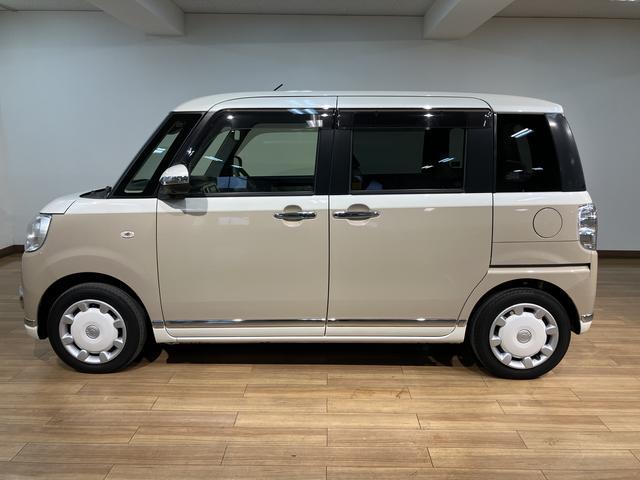 ムーヴキャンバスＧメイクアップＶＳ　ＳＡIII　サポカーＳワイド　認定中古車純正エントリーメモリーナビ・全方位カメラ・メッキパック・ウッド調インパネパック・両側電動スライドドア・ＬＥＤヘッドライト・衝突回避支援ブレーキ・誤発進抑制機能・シートヒーター・タイヤ４本新品交換（大阪府）の中古車