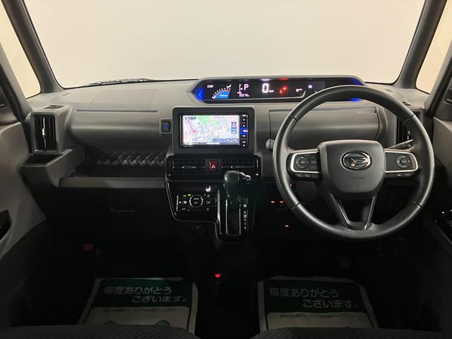 タントカスタムＲＳセレクション　サポカーＳワイド適合　認定中古車ターボエンジン・全車速追従機能クルーズコントロールＡＣＣ・純正メモリーナビ・バックカメラ・ナビ連動前後ドライブレコーダー・ＥＴＣ車載器・両側電動スライドドア・衝突回避軽減ブレーキ・誤発進抑制機能（大阪府）の中古車