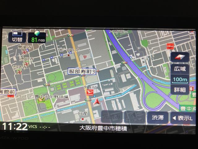 タントカスタムＲＳセレクション　サポカーＳワイド適合　認定中古車ターボエンジン・全車速追従機能クルーズコントロールＡＣＣ・純正メモリーナビ・バックカメラ・ナビ連動前後ドライブレコーダー・ＥＴＣ車載器・両側電動スライドドア・衝突回避軽減ブレーキ・誤発進抑制機能（大阪府）の中古車