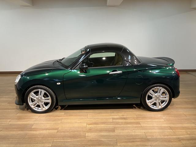 コペンセロ 認定中古車 ワンオーナー禁煙車アクティブトップ(電動開閉式ルーフ)・純正メモリーナビ・ETC車載器・LEDヘッドライト・ターボエンジン・16インチアルミホイール・プッシュスタート・7速スーパーアクティブシフト付CVT(大阪府)の中古車