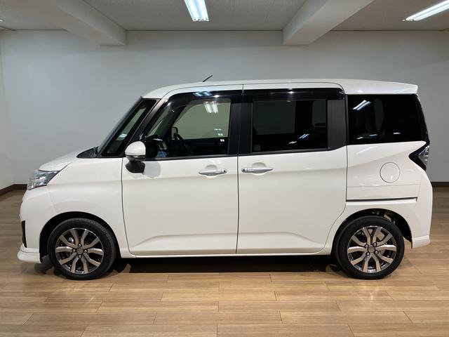 トールカスタムＧ　ターボ　ＳＡIII　サポカーＳワイド適合Ｈ３１年式・走行０．８万ｋｍ・ターボエンジン・純正９インチメモリーナビ・全方位カメラ・ドライブレコーダー・クルーズコントロール・ＥＴＣ車載器・衝突回避軽減ブレーキ・両側電動スライドドア・シートヒーター（大阪府）の中古車