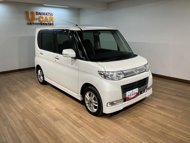 タントカスタムXリミテッド 認定中古車HDDメモリーナビ・片側電動スライドドア・ディスチャージヘッドライト・ベンチシート・キーフリーシステム・電動格納ドアミラー・オートエアコン・ワンオーナー禁煙車・12か月間/走行距離無制限保障付(大阪府)の中古車