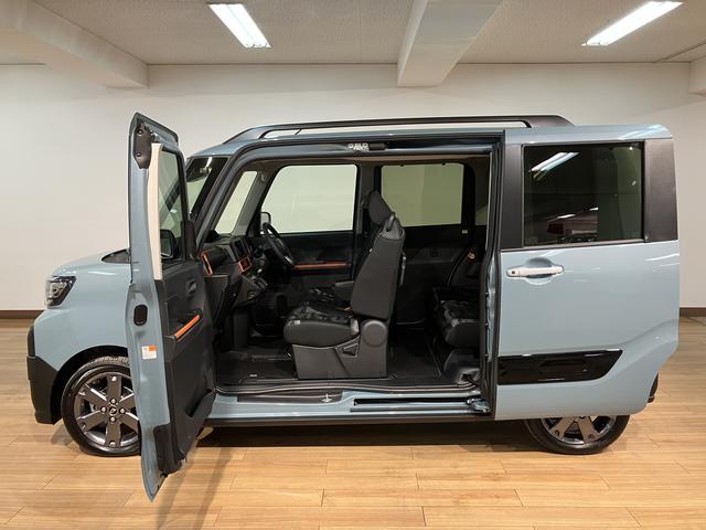 タントファンクロスターボリミテッド　サポカーＳワイド適合届出済未使用車・ターボエンジン・バックカメラ・ＥＴＣ車載器・全車速追従クルーズコントロールＡＣＣ・シートヒーター・衝突回避支援ブレーキ・誤発進抑制機能・シートヒーター・両側電動スライドドア（大阪府）の中古車