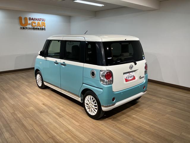 ムーヴキャンバスＧメイクアップＶＳ　ＳＡIII　サポカーＳワイド適合８インチ純正ナビゲーション・全方位カメラ・ナビ連動前後ドライブレコーダー・純正１４インチアルミホイール・両側電動スライドドア・運転席シートヒーター・プッシュスタート・ＬＥＤライト・衝突回避支援ブレーキ（大阪府）の中古車