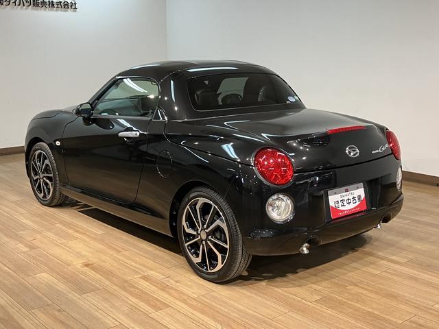 コペンセロ　認定中古車ターボエンジン・レッドインテリアパック・純正メモリーナビ・バックモニター・ＥＴＣ車載器・シートヒーター・ＬＥＤヘッドライト・ステアリングスイッチ・電動開閉ルーフ・１年間走行距離無制限保証・車検整備付（大阪府）の中古車