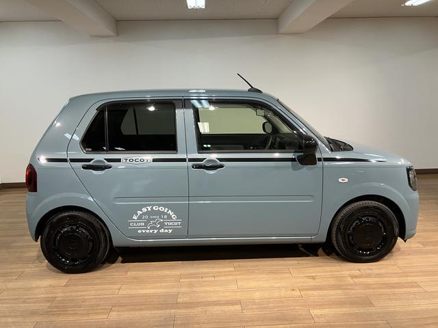 ミラトコットＧ　ＳＡIII　ナビ　パノラマモニター　ドラレコ　ＥＴＣ純正メモリーナビ・全方位カメラ・ナビ連動前後ドライブレコーダー・ＥＴＣ・シートヒーター・本革風シートカバー・サイドストライプ・フューエルストライプ・バックドアストライプ・衝突回避支援ブレーキ・車検付（大阪府）の中古車