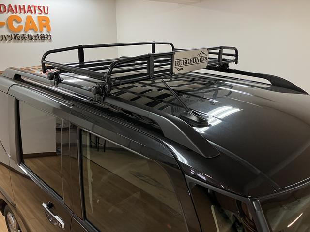 タントファンクロスターボ 純正メモリーナビ 前後ドラレコ ETCターボエンジン・純正メモリーナビ・ナビ連動前後ドラレコ・ETC・バックカメラ・両側電動スライドドア・シートヒーター・ルーフキャリア・衝突回避支援ブレーキ・車検整備付・1年間走行距離無制限保証(大阪府)の中古車