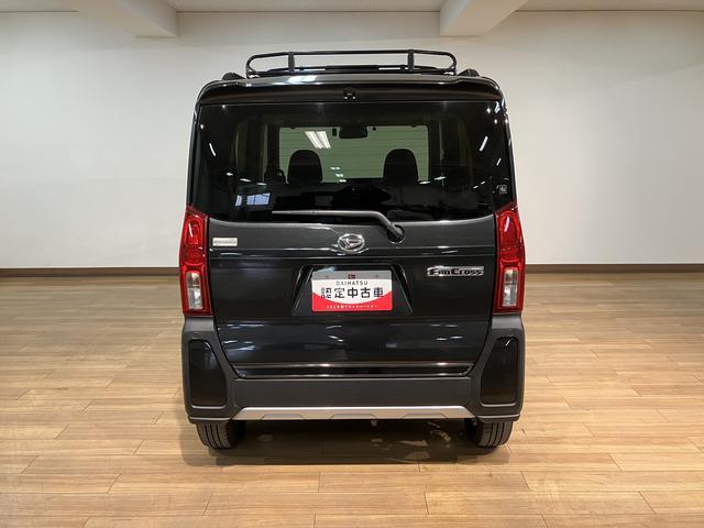 タントファンクロスターボ 純正メモリーナビ 前後ドラレコ ETCターボエンジン・純正メモリーナビ・ナビ連動前後ドラレコ・ETC・バックカメラ・両側電動スライドドア・シートヒーター・ルーフキャリア・衝突回避支援ブレーキ・車検整備付・1年間走行距離無制限保証(大阪府)の中古車