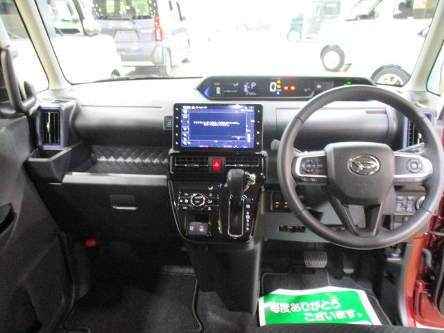 タントウェルカムターンシートカスタムRSスタイルセレクションナビ付福祉車両・助手席回転シート車・ターボエンジン・9インチナビゲーション・バックカメラ・ETC車載器・前後ドラレコ・クルーズコントロール・両側電動スライドドア・衝突回避支援ブレーキ・誤発進抑制機能(大阪府)の中古車