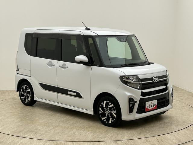 タントカスタムＸスタイルセレクション　ナビ　前後ドラレコ　ＥＴＣ純正メモリーナビ・ナビ連動前後ドライブレコーダー・ＥＴＣ車載器・バックカメラ・シートヒーター・両側電動スライドドア・ＬＥＤヘッドライト・ＬＥＤフォグランプ・衝突回避支援ブレーキ・誤発進抑制機能（大阪府）の中古車