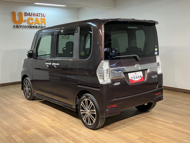 タントカスタムＲＳ　ＳＡ　純正ナビ　社外ドラレコ　ＥＴＣ　１年保証ターボエンジン・純正ナビゲーション・社外ドライブレコーダー・ＥＴＣ車載器・両側電動スライドドア・ＬＥＤヘッドライト・衝突回避支援ブレーキ・誤発進抑制機能・１年間走行距離無制限保証・車検整備付（大阪府）の中古車