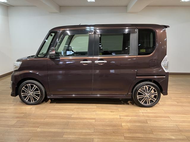 タントカスタムＲＳ　ＳＡ　純正ナビ　社外ドラレコ　ＥＴＣ　１年保証ターボエンジン・純正ナビゲーション・社外ドライブレコーダー・ＥＴＣ車載器・両側電動スライドドア・ＬＥＤヘッドライト・衝突回避支援ブレーキ・誤発進抑制機能・１年間走行距離無制限保証・車検整備付（大阪府）の中古車