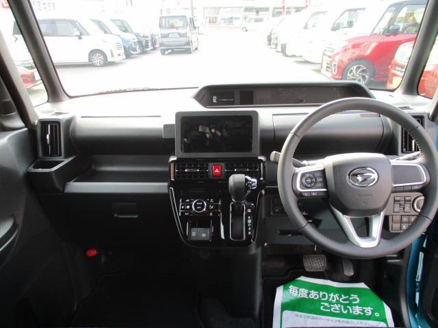 タントカスタムＲＳ　ターボ車　両側パワースライドドア　バックカメラターボエンジン・バックカメラ・両側電動スライドドア・電動パーキング・シートヒーター・ＬＥＤヘッドランプ・ＬＥＤフォグランプ・衝突回避支援ブレーキ・誤発進抑制機能・１年間走行距離無制限保証（大阪府）の中古車