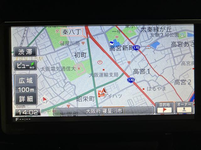 タントカスタムＲＳ　ＳＡ　メモリーナビ　リヤフリップダウンモニター純正フロントリップスポイラー　社外１６インチアルミホイール　ドラレコ　ＥＴＣ　ＬＥＤヘッドライト　ＬＥＤフォグランプ（大阪府）の中古車