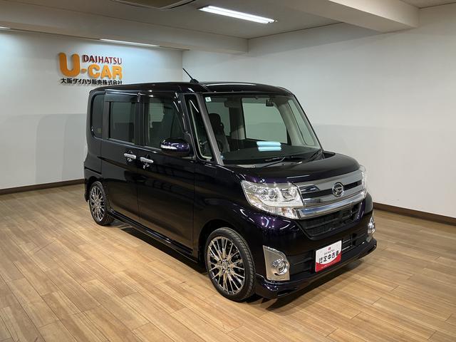 タントカスタムＲＳ　ＳＡ　メモリーナビ　リヤフリップダウンモニター純正フロントリップスポイラー　社外１６インチアルミホイール　ドラレコ　ＥＴＣ　ＬＥＤヘッドライト　ＬＥＤフォグランプ（大阪府）の中古車