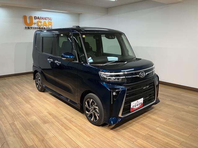タントカスタムX 純正ナビ 全方位カメラ 両側電動スライドドア純正メモリーナビ・全方位カメラ・両側電動スライドドア・シートヒーター・電動パーキング・LEDヘッドランプ・LEDフォグランプ・キーフリーシステム・衝突回避支援ブレーキ・誤発進抑制機能・車検整備付(大阪府)の中古車