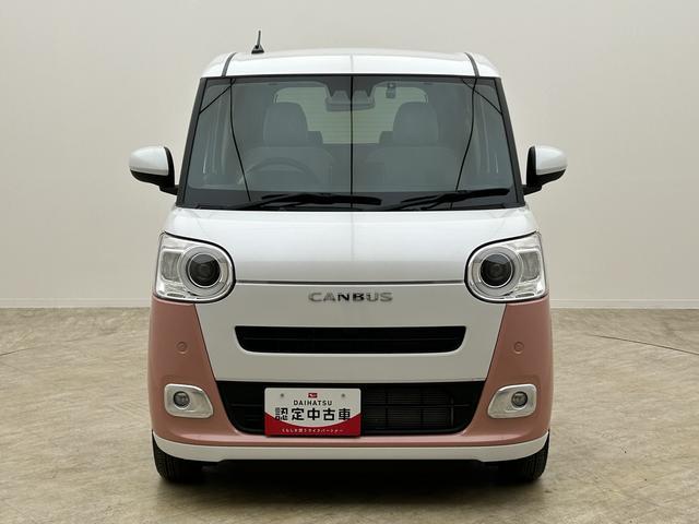 ムーヴキャンバスストライプスＧ　純正ナビ　前後ドラレコ　バックカメラ純正メモリーナビ・バックカメラ・ナビ連動前後ドライブレコーダー・シートヒーター・ＬＥＤヘッドライト・両側電動スライドドア・衝突回避支援ブレーキ・誤発進抑制機能・１年間走行距離無制限保証・車検整備付（大阪府）の中古車