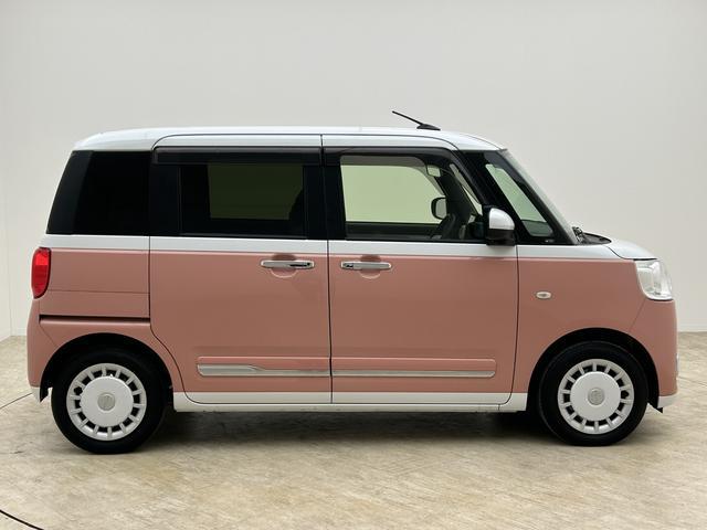 ムーヴキャンバスストライプスＧ　純正ナビ　前後ドラレコ　バックカメラ純正メモリーナビ・バックカメラ・ナビ連動前後ドライブレコーダー・シートヒーター・ＬＥＤヘッドライト・両側電動スライドドア・衝突回避支援ブレーキ・誤発進抑制機能・１年間走行距離無制限保証・車検整備付（大阪府）の中古車