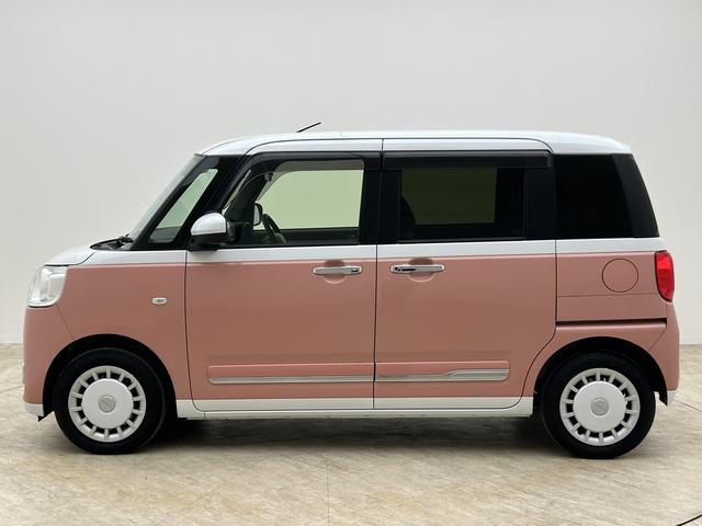 ムーヴキャンバスストライプスＧ　純正ナビ　前後ドラレコ　バックカメラ純正メモリーナビ・バックカメラ・ナビ連動前後ドライブレコーダー・シートヒーター・ＬＥＤヘッドライト・両側電動スライドドア・衝突回避支援ブレーキ・誤発進抑制機能・１年間走行距離無制限保証・車検整備付（大阪府）の中古車