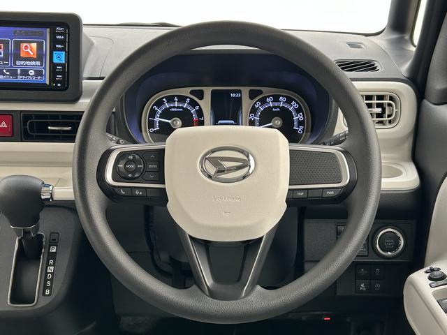 ムーヴキャンバスストライプスＧ　純正ナビ　前後ドラレコ　バックカメラ純正メモリーナビ・バックカメラ・ナビ連動前後ドライブレコーダー・シートヒーター・ＬＥＤヘッドライト・両側電動スライドドア・衝突回避支援ブレーキ・誤発進抑制機能・１年間走行距離無制限保証・車検整備付（大阪府）の中古車