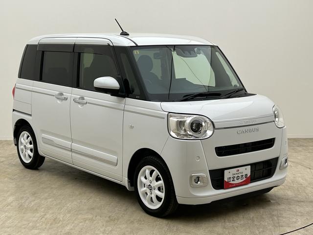 ムーヴキャンバスセオリーＧターボ　１０インチナビパノラマモニター前後ドラレコｅｃｏＩＤＬＥ非搭載車・ターボエンジン・１０インチ純正ナビ・全方位カメラ・ナビ連動前後ドライブレコーダー・ＥＴＣ２．０・両側電動スライドドア・純正オプションメッキパーツ・電動パーキングブレーキ（大阪府）の中古車