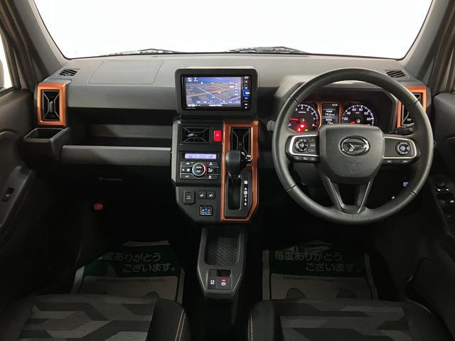 タフトＧターボ　純正ナビ　前後ドラレコ　ＥＴＣ　パノラマモニター純正ナビゲーション・全方位カメラ・ナビ連動前後ドライブレコーダー・ＥＴＣ車載器・電動パーキングブレーキ・スカイフィールトップ・アダプティブクルーズコントロール・シートヒーター・ＬＥＤヘッドランプ（大阪府）の中古車