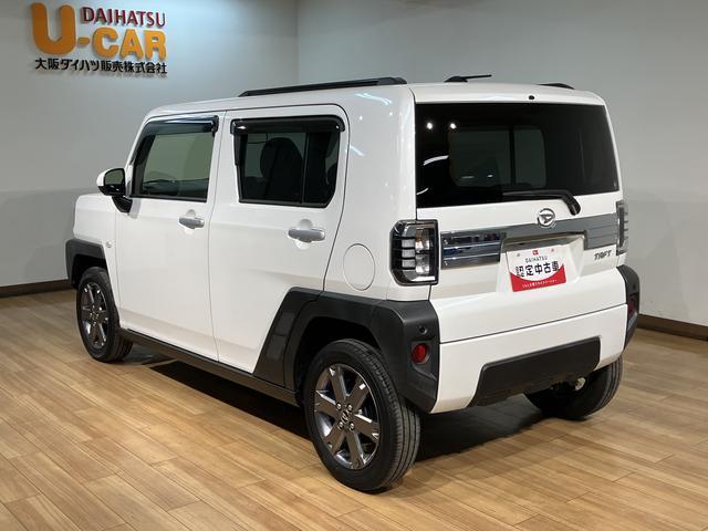 タフトＧターボ　純正ナビ　前後ドラレコ　ＥＴＣ　パノラマモニター純正ナビゲーション・全方位カメラ・ナビ連動前後ドライブレコーダー・ＥＴＣ車載器・電動パーキングブレーキ・スカイフィールトップ・アダプティブクルーズコントロール・シートヒーター・ＬＥＤヘッドランプ（大阪府）の中古車