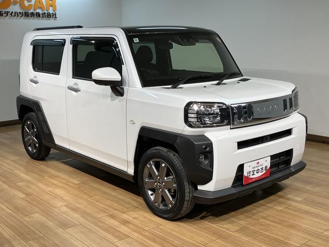 タフトＧターボ　純正ナビ　前後ドラレコ　ＥＴＣ　パノラマモニター純正ナビゲーション・全方位カメラ・ナビ連動前後ドライブレコーダー・ＥＴＣ車載器・電動パーキングブレーキ・スカイフィールトップ・アダプティブクルーズコントロール・シートヒーター・ＬＥＤヘッドランプ（大阪府）の中古車