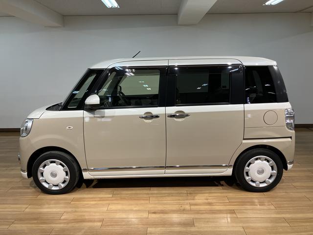 ムーヴキャンバスＧメイクアップＶＳ　ＳＡIII　ナビ　全方位カメラ　ドラレコ純正ナビゲーション・全方位カメラ・ナビ連動前後ドライブレコーダー・両側電動スライドドア・運転席シートヒーター・ＬＥＤヘッドライト・エンジンプッシュスタート・衝突回避支援ブレーキ・誤発進抑制機能（大阪府）の中古車