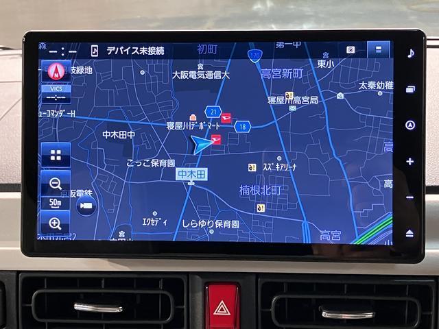 ムーヴキャンバスストライプスＧ　１０インチメモリーナビ　ナビ連動前後ドラレコ届出済未使用車・大型１０インチメモリーナビ・バックカメラ・ナビ連動前後ドライブレコーダー・両側電動スライドドア・電動パーキング・ＬＥＤヘッドライト・シートヒーター・衝突回避支援ブレーキ・誤発進抑制機能（大阪府）の中古車