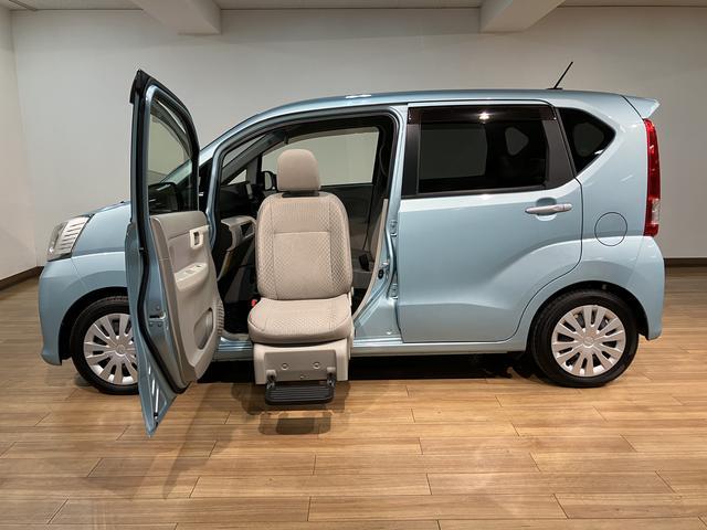 ムーヴフロントシートリフト　Ｌ　ＳＡIII　ワンセグナビ　福祉車両福祉車両（助手席昇降タイプ）・社外ワンセグナビ・バックカメラ・オートライト・オートハイビーム・キーレスエントリー・マニュアルエアコン・衝突回避支援ブレーキ・誤発進抑制機能・１年間走行距離無制限保証（大阪府）の中古車