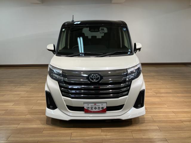 ルーミーカスタムＧ−Ｔ　大型ナビ　バックカメラ　両側スライドドアターボエンジン・ナビゲーション・バックカメラ・両側電動スライドドア・電動パーキングブレーキ・アダプティブクルーズコントロール・シートヒーター・コーナーセンサー・衝突回避支援ブレーキ・誤発進抑制機能（大阪府）の中古車