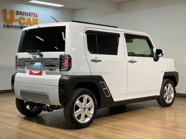タフトＧターボ　クロムベンチャー４ＷＤ　９インチナビ　前後ドラレコＥＴＣ　アダプティブクルーズコントロール　パノラマモニター　シートヒーター　レベルサウンドマフラー（大阪府）の中古車