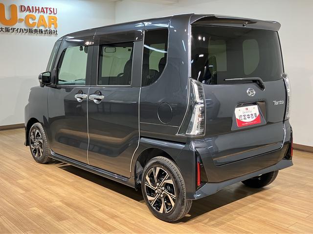 タントカスタムＸ　１０インチメモリーナビ　パノラマモニター　ＥＴＣ１０インチメモリーナビゲーション・全方位カメラ・ナビ連動前後ドライブレコーダー・ＥＴＣ車載器・両側電動スライドドア・電動パーキングブレーキ・コーナーセンサー・衝突回避支援ブレーキ・誤発進抑制機能（大阪府）の中古車