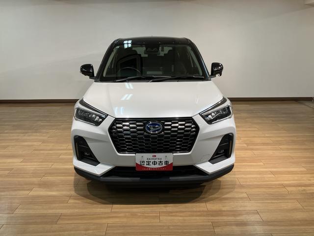 ロッキープレミアムＧ　ＨＥＶ　９インチナビ　全方位カメラ　ドラレコハイブリッド車・純正９インチメモリーナビ・全方位カメラ・ナビ連動前後ドラレコ・ＥＴＣ２．０・シートヒーター・クルーズコントロール・ＬＥＤリヤフォグ・衝突回避支援ブレーキ・誤発進抑制機能・車検整備付（大阪府）の中古車