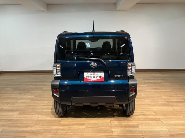 タフトG クルーズコントロール バックカメラ対応 弊社元試乗車弊社元試乗車・オーディオレス・バックカメラ対応・クルーズコントロール・シートヒーター・LEDヘッドライト・LEDフォグランプ・電動パーキング・スカイフィールトップ・衝突回避支援ブレーキ・誤発進抑制機能(大阪府)の中古車