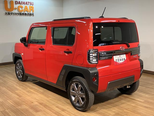 タフトG ダーククロムベンチャー 元弊社試乗車 バックカメラ対応元弊社試乗車・バックカメラ対応・アダプティブクルーズコントロール・電動パーキングブレーキ・シートヒーター・LEDヘッドライト・LEDフォグランプ・コーナーセンサー・衝突回避支援ブレーキ・誤発進抑制機能(大阪府)の中古車