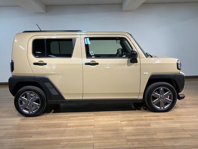 タフトＧターボ　ダーククロムベンチャー　届出済未使用車スマートアシスト・電動パーキングブレーキ・オートブレーキホールド・キーフリー・バックカメラ・（運転席／助手席／サイド／カーテン）エアバッグ・ステアリングリモコン　・プッシュスタート・コーナーセンサー（大阪府）の中古車